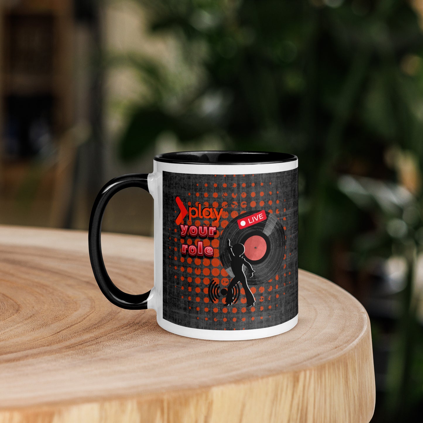 Play your role - Mug with Colour Inside