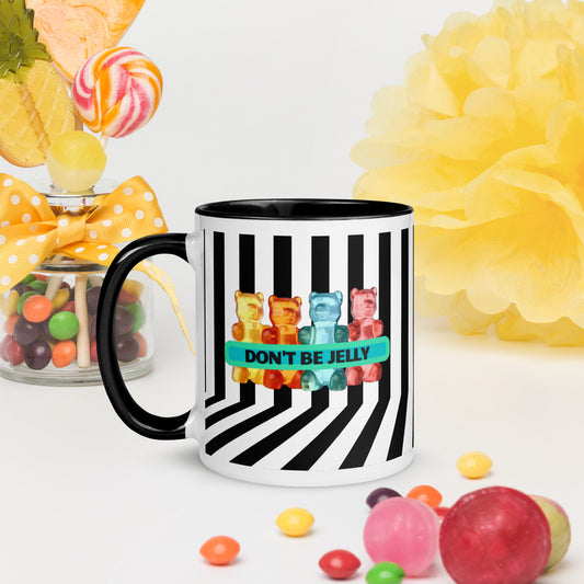 Don't be jelly - Mug with Colour Inside