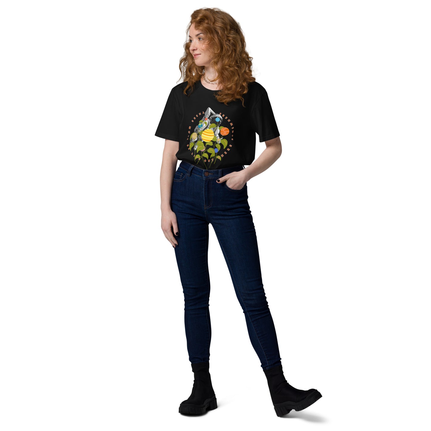 Searching for life in space - Unisex organic cotton t-shirt