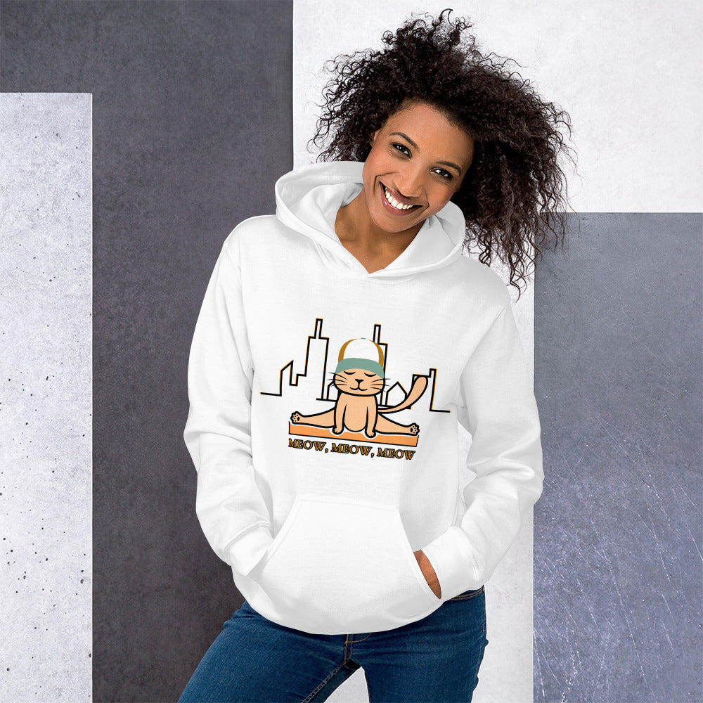 Yoga cat - Unisex Hoodie