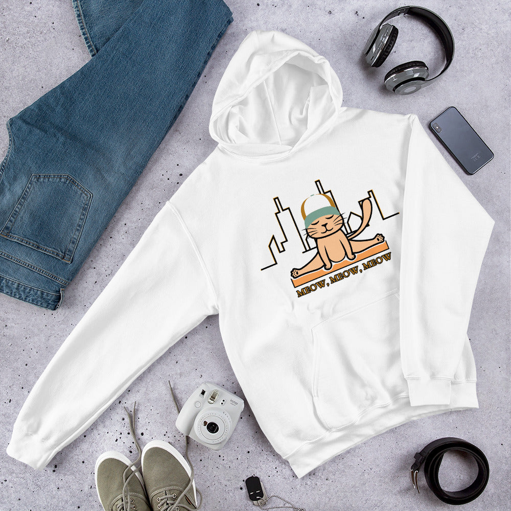 Yoga cat - Unisex Hoodie