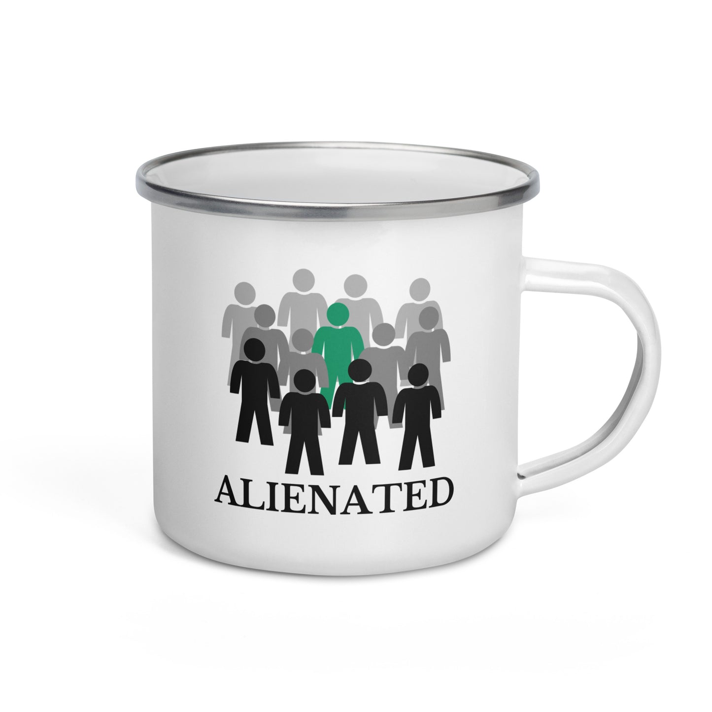 Alienated - Enamel Mug