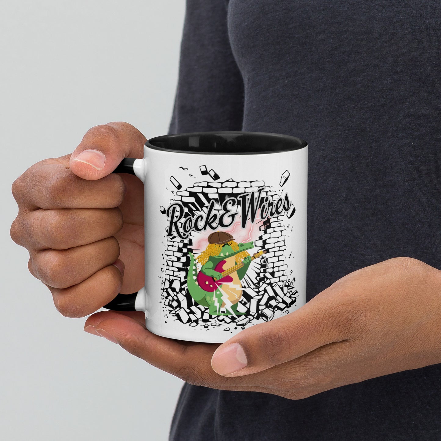 Rock&Wires - Mug with Colour Inside