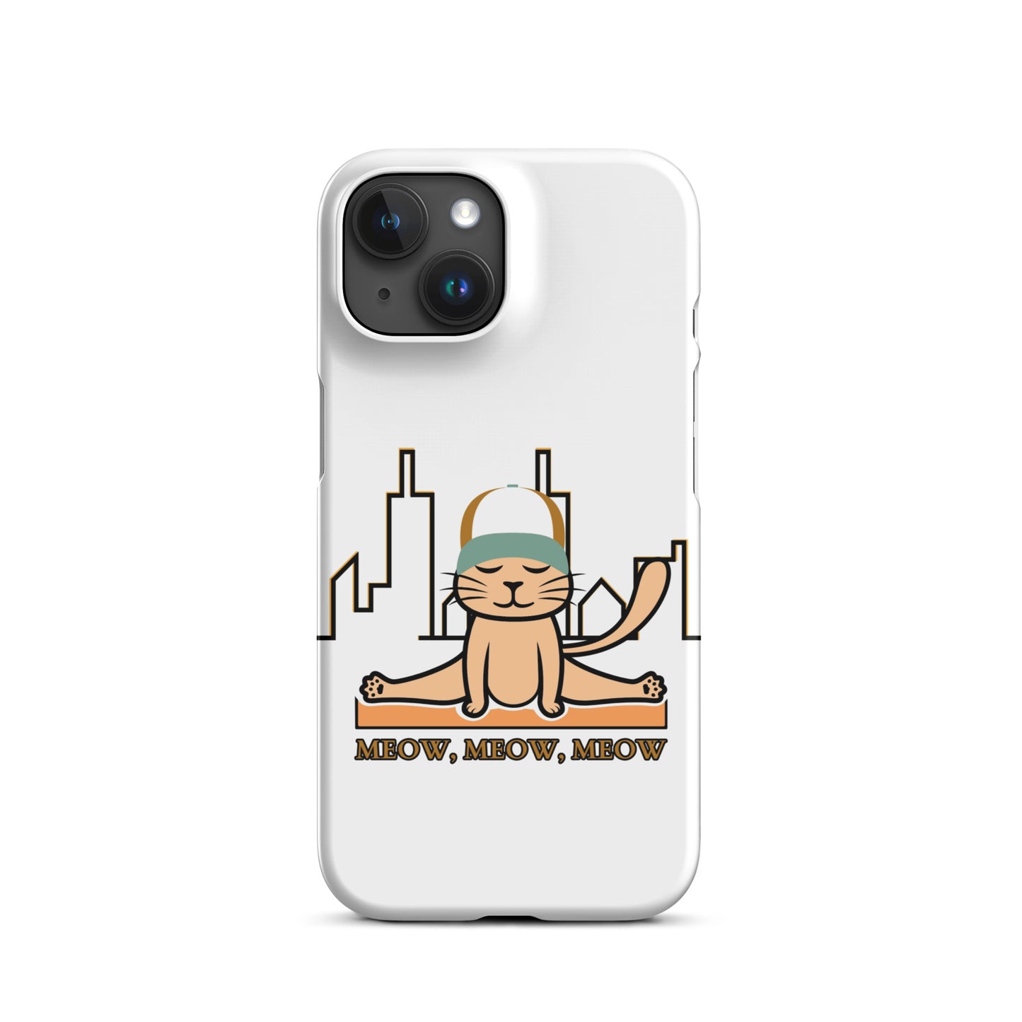 Yoga cat - Snap case for iPhone®