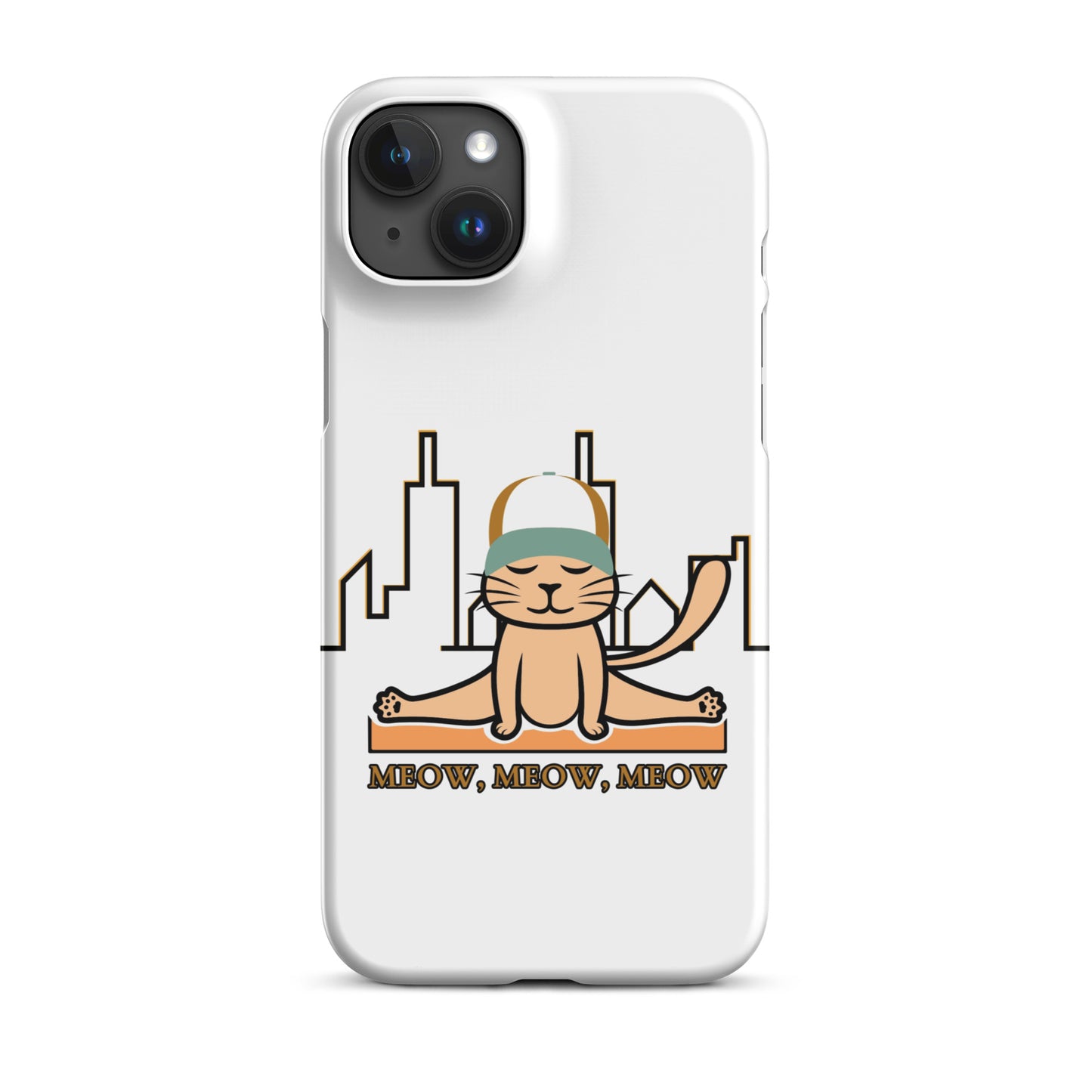 Yoga cat - Snap case for iPhone®