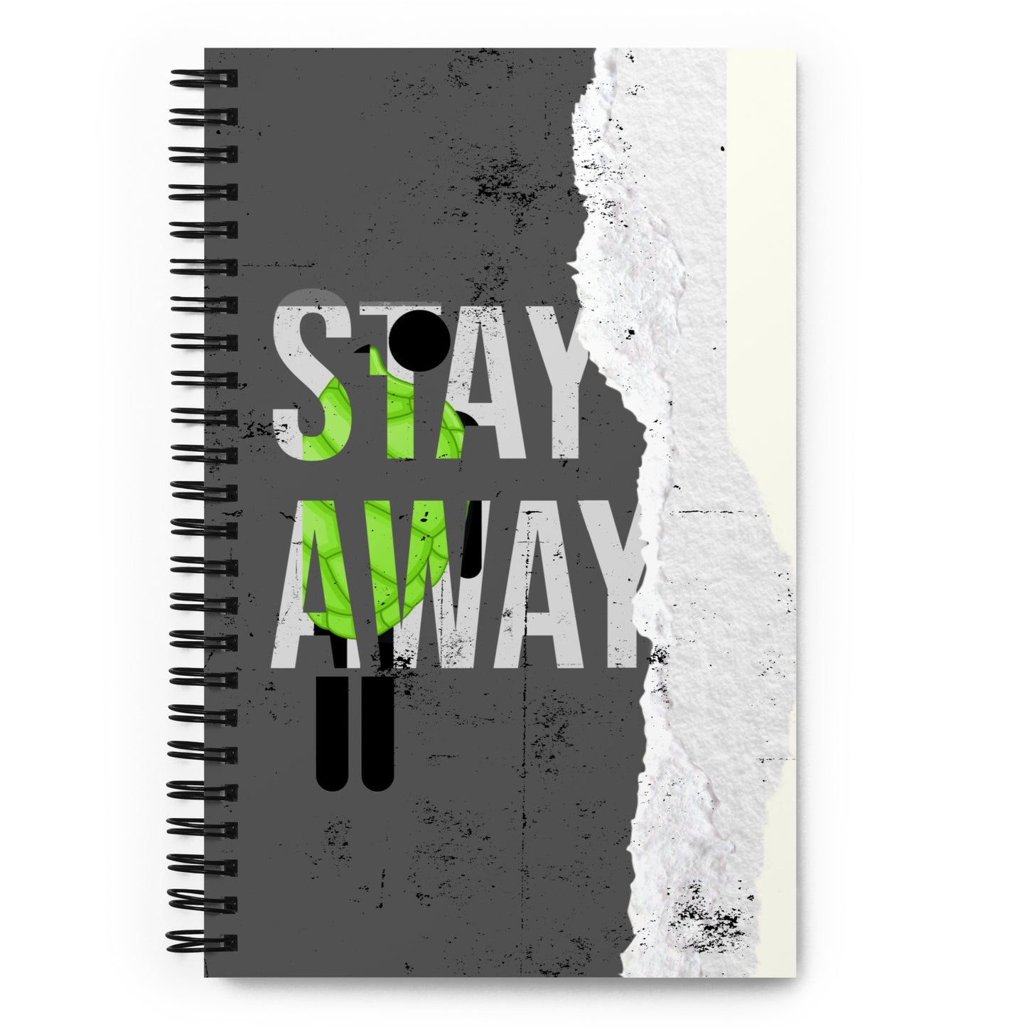 Stay away - Spiral notebook