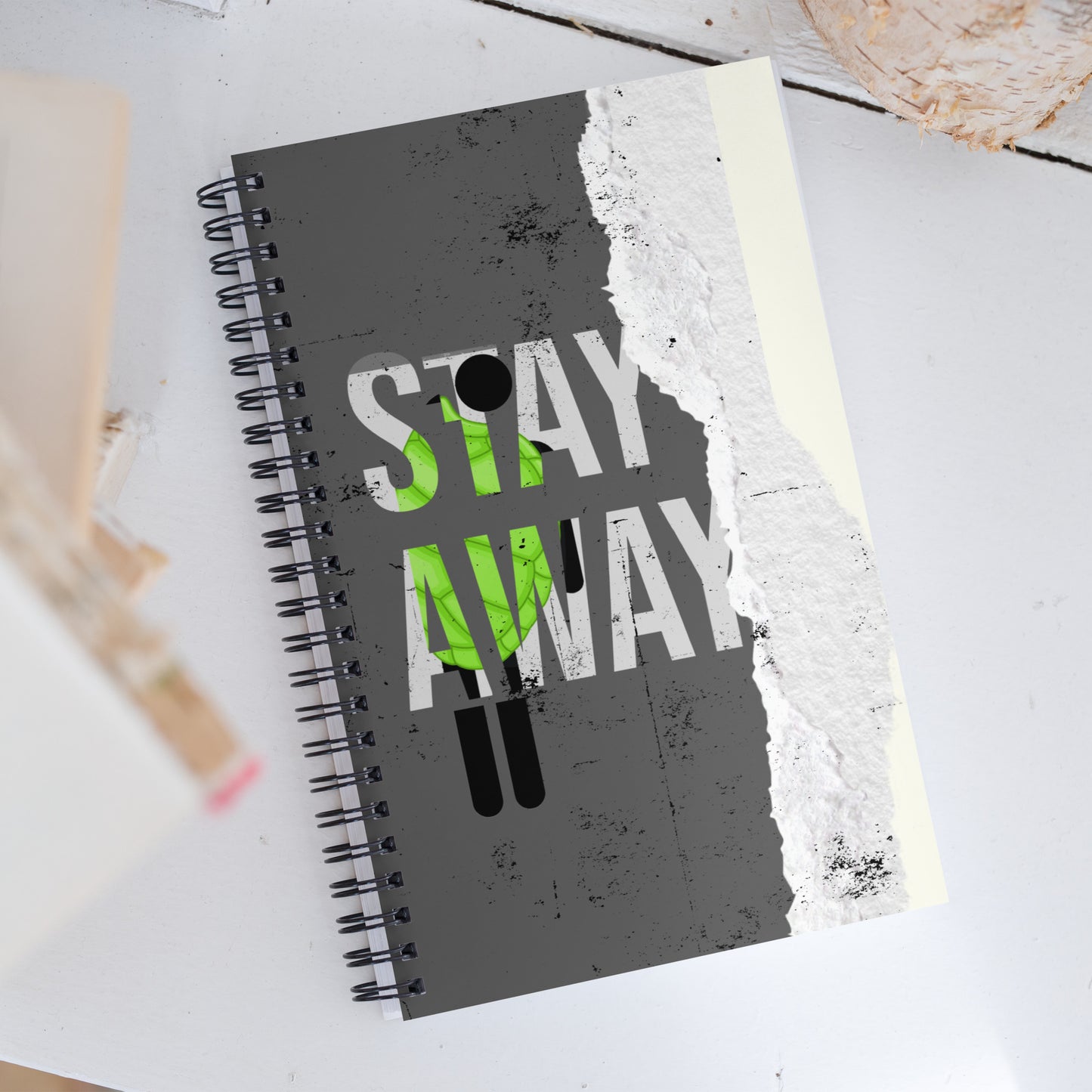 Stay away - Spiral notebook