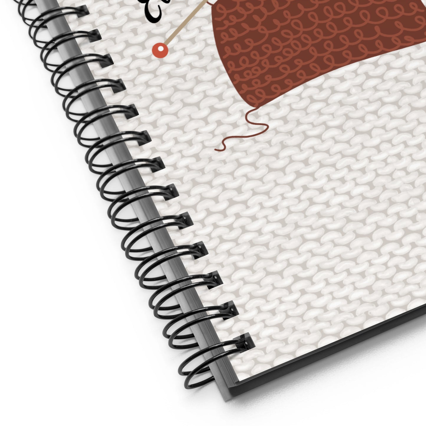 Everyone knits in this house - Spiral notebook