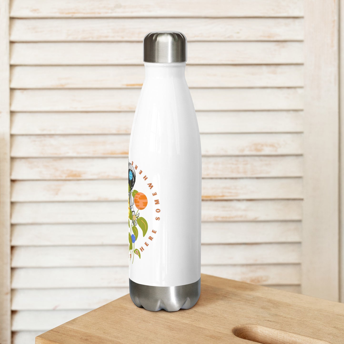 Searching for life in space - Stainless steel water bottle