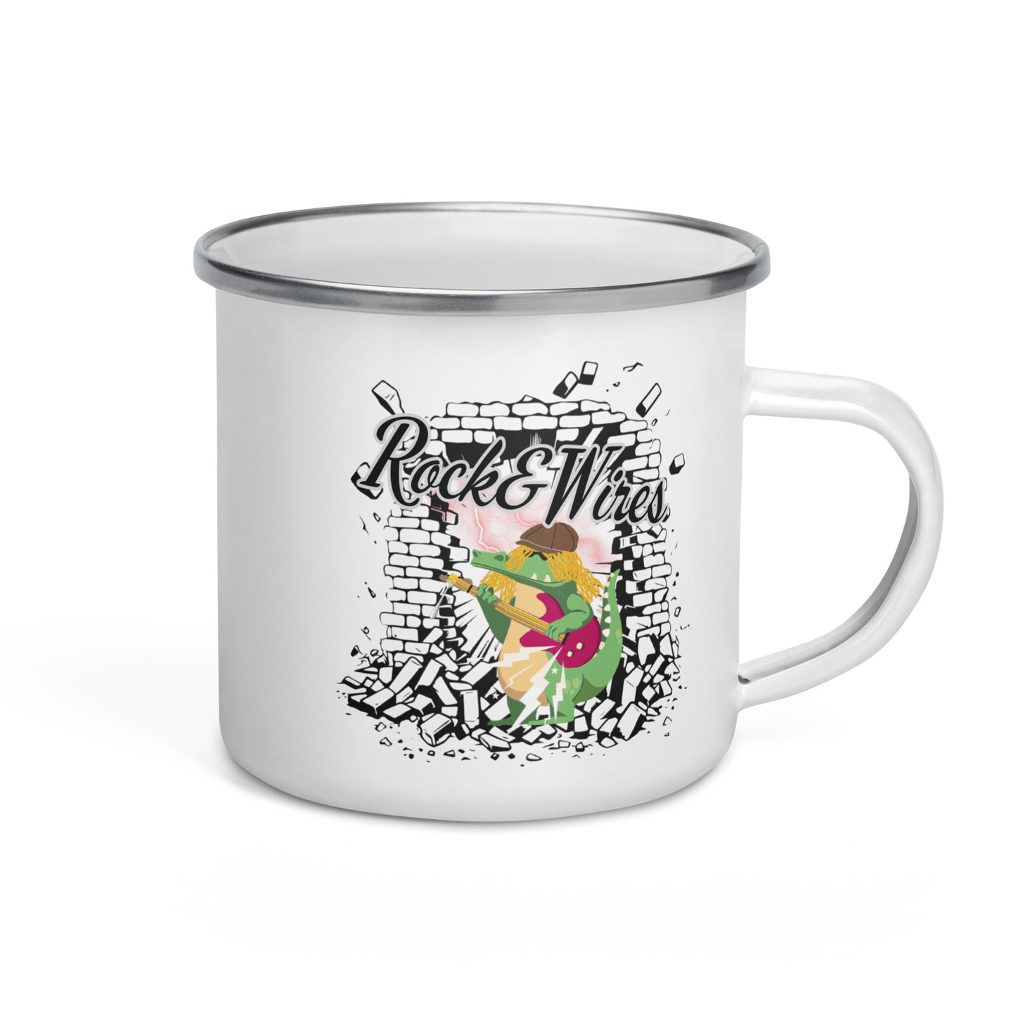 Rock&Wires - Enamel Mug