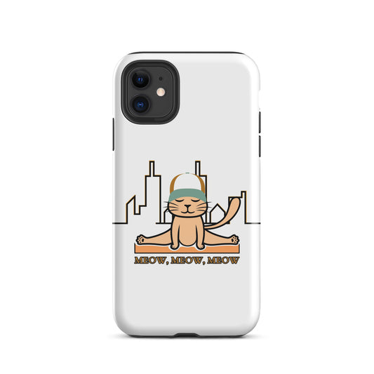 Yoga cat - Tough Case for iPhone®