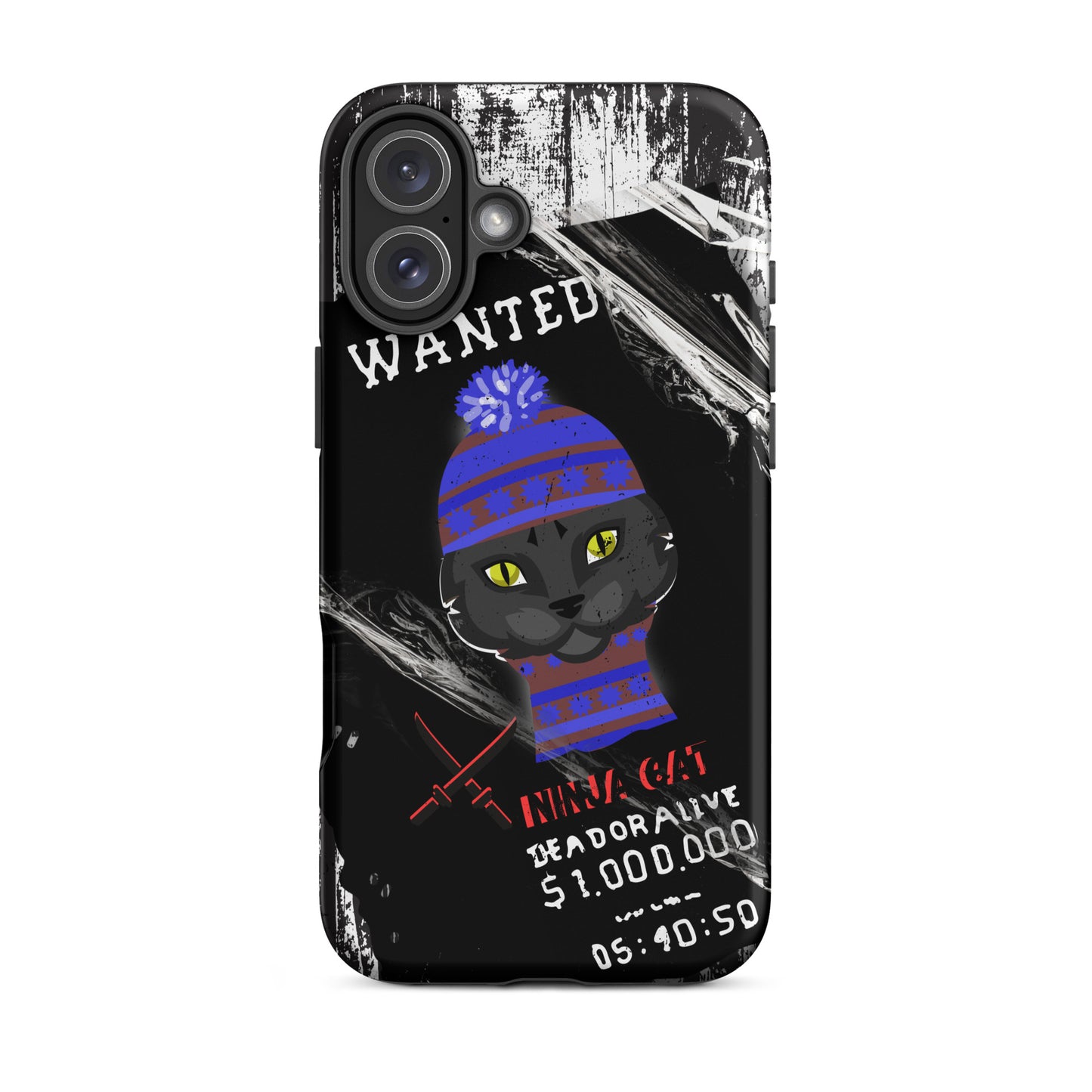 Ninja cat - Tough Case for iPhone®