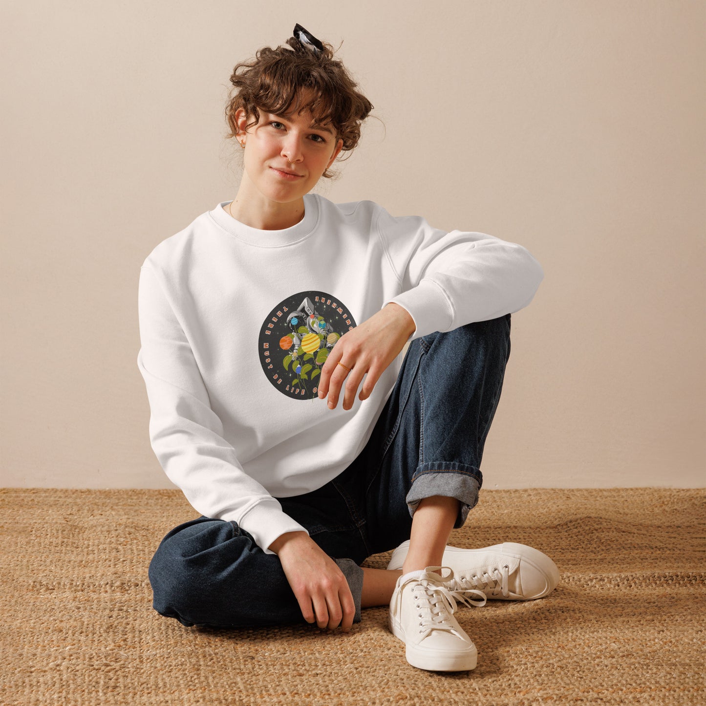 There must be life out there somewhere - Unisex eco sweatshirt