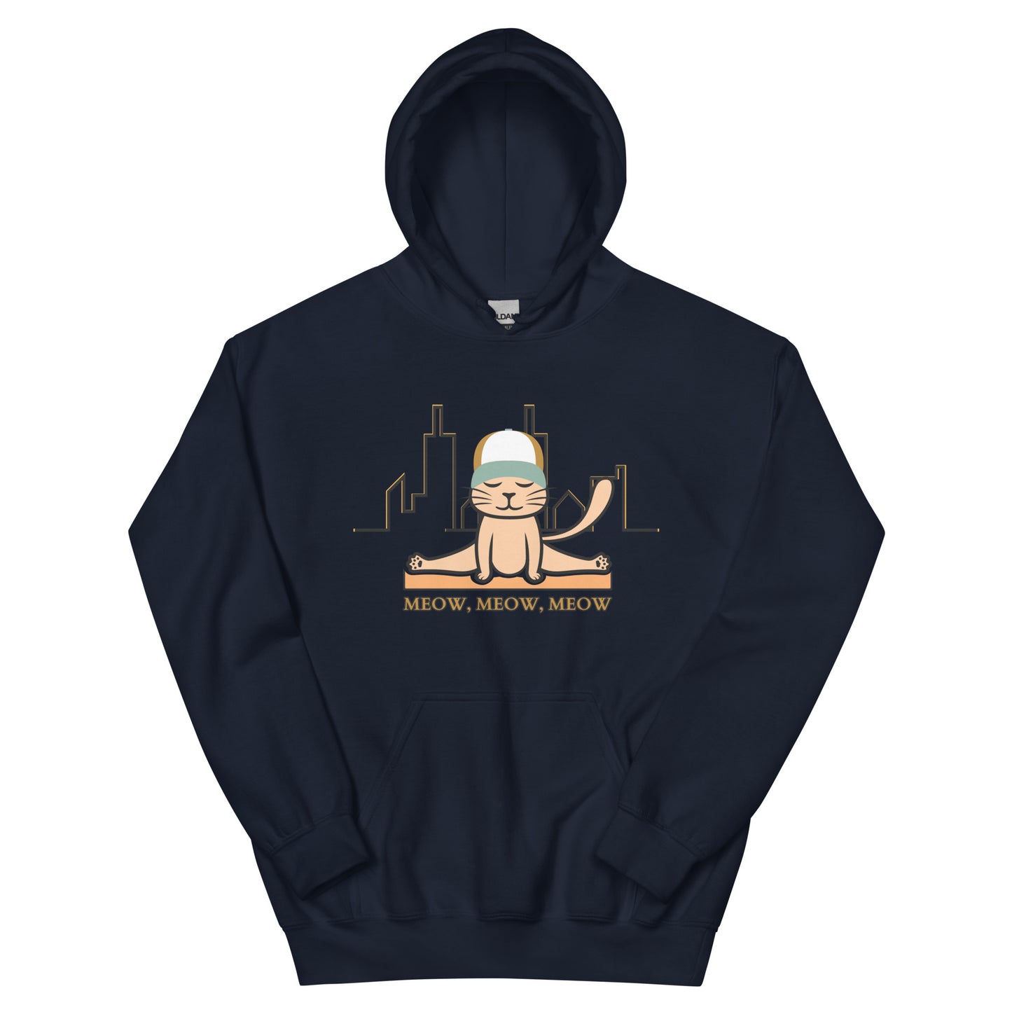 Yoga cat - Unisex Hoodie