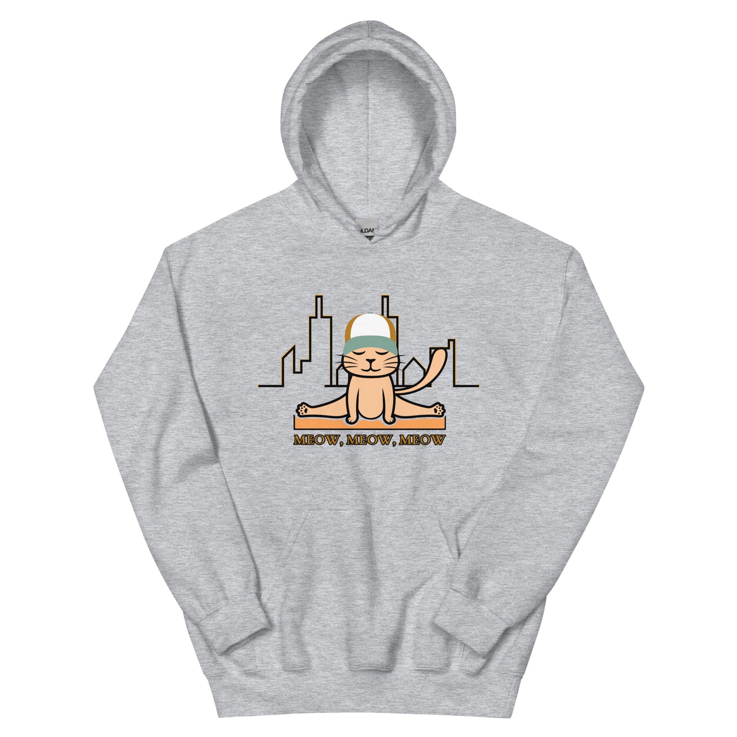 Yoga cat - Unisex Hoodie