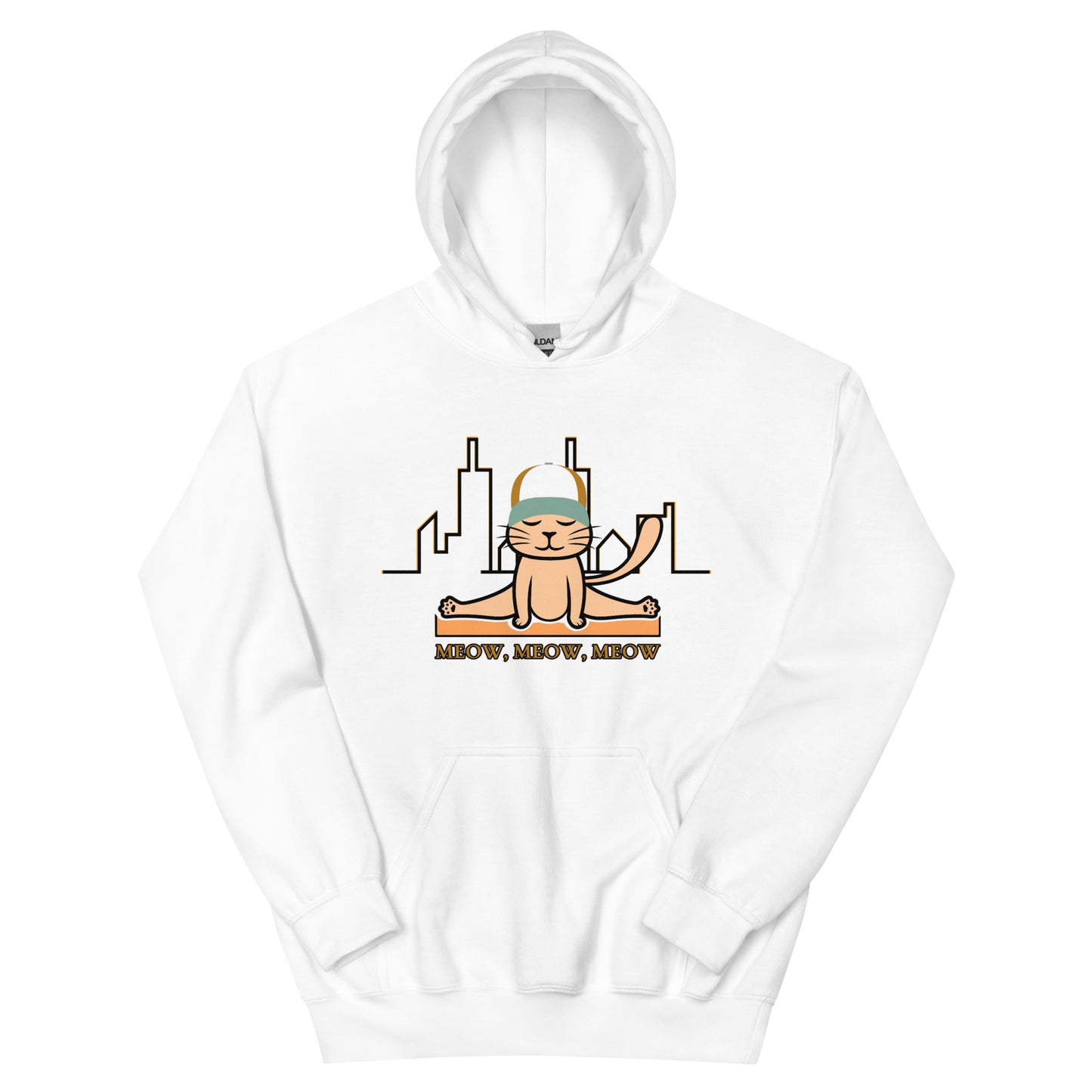 Yoga cat - Unisex Hoodie