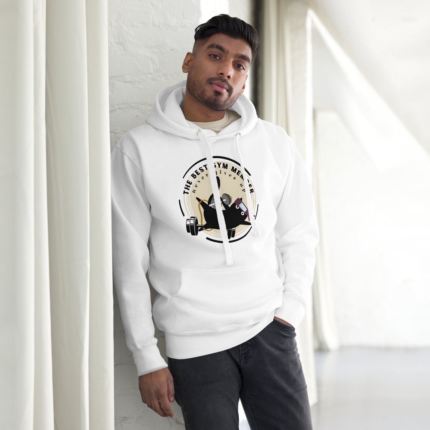 The best gym member - Unisex Hoodie