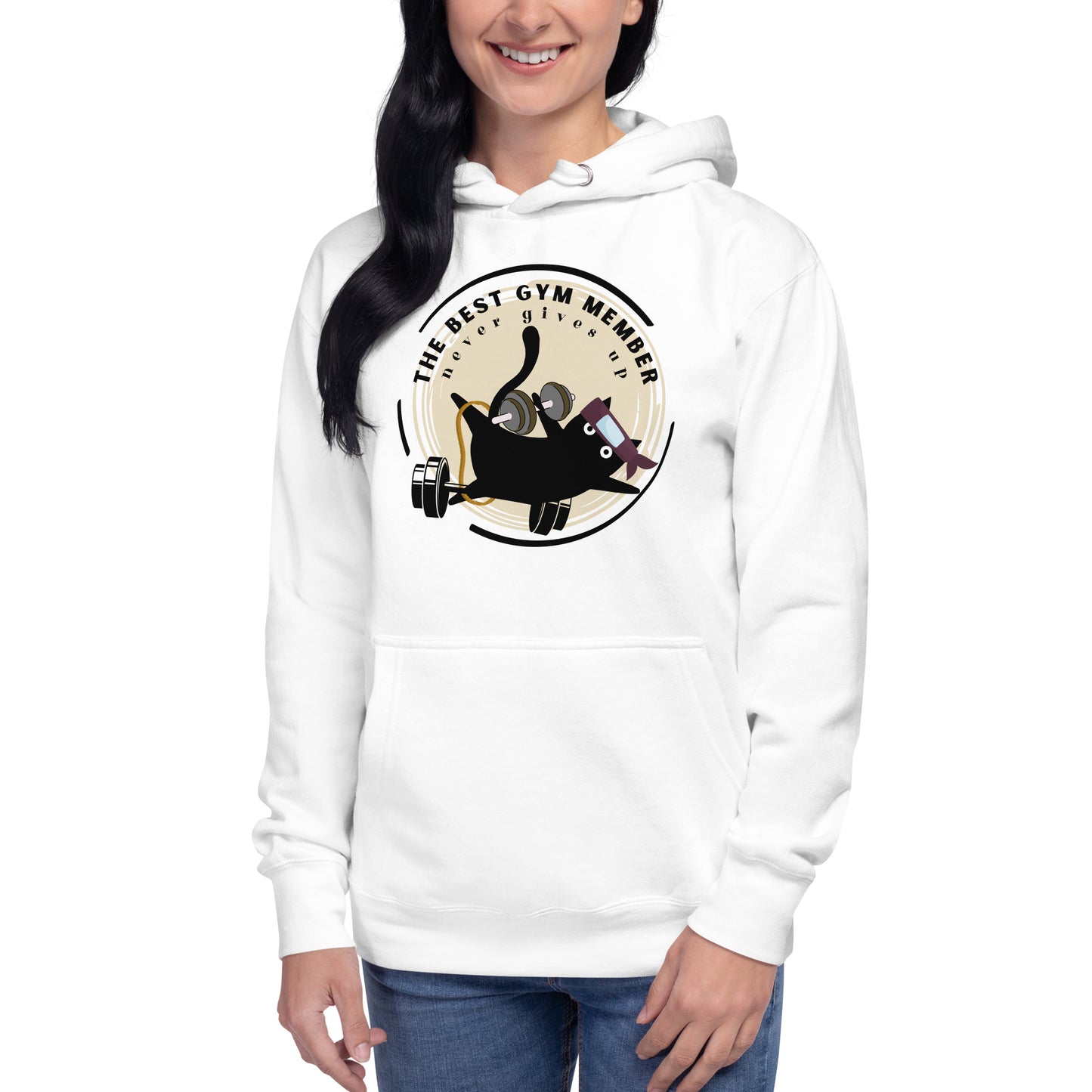 The best gym member - Unisex Hoodie