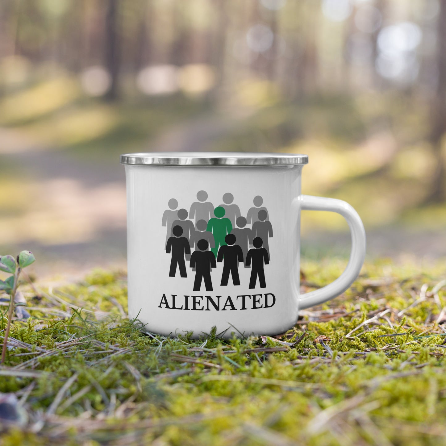 Alienated - Enamel Mug