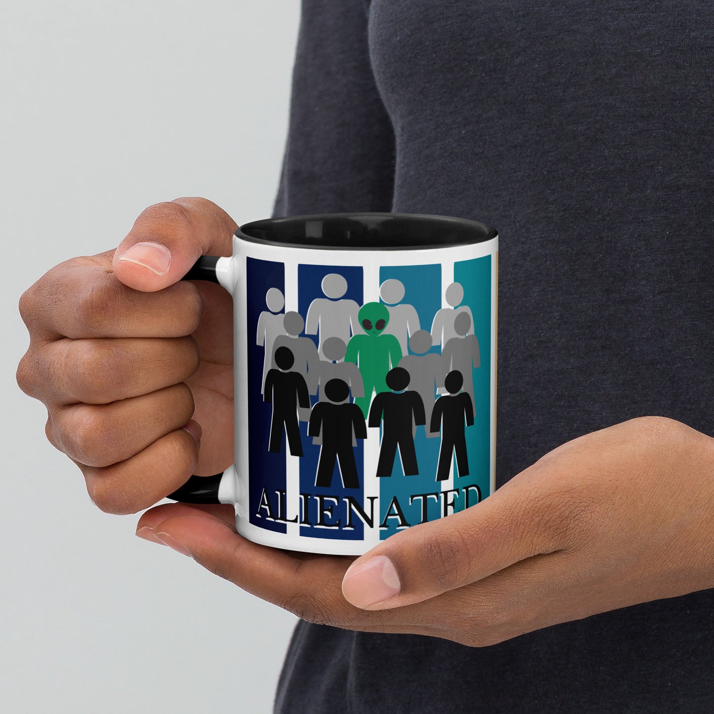 Alienated - Mug with Colour Inside