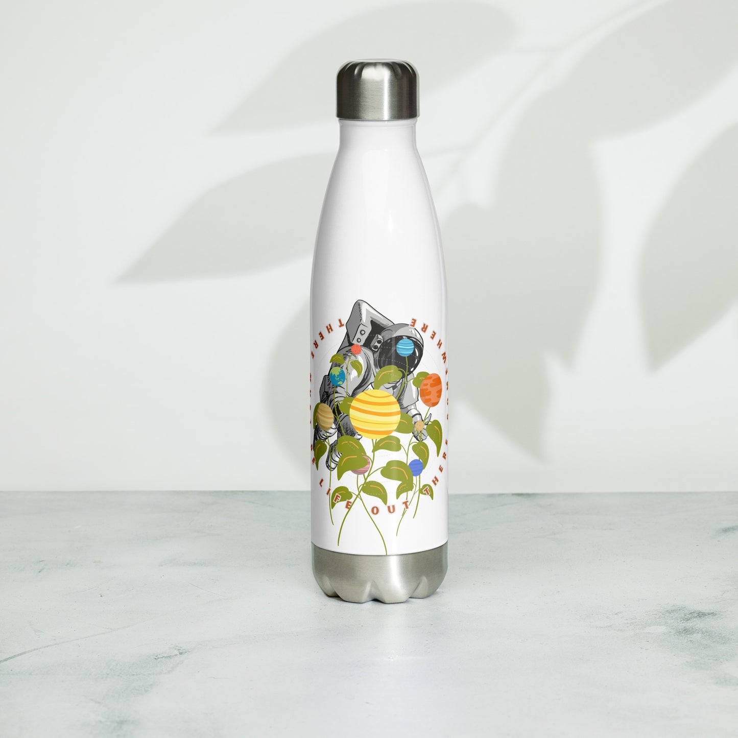 Searching for life in space - Stainless steel water bottle