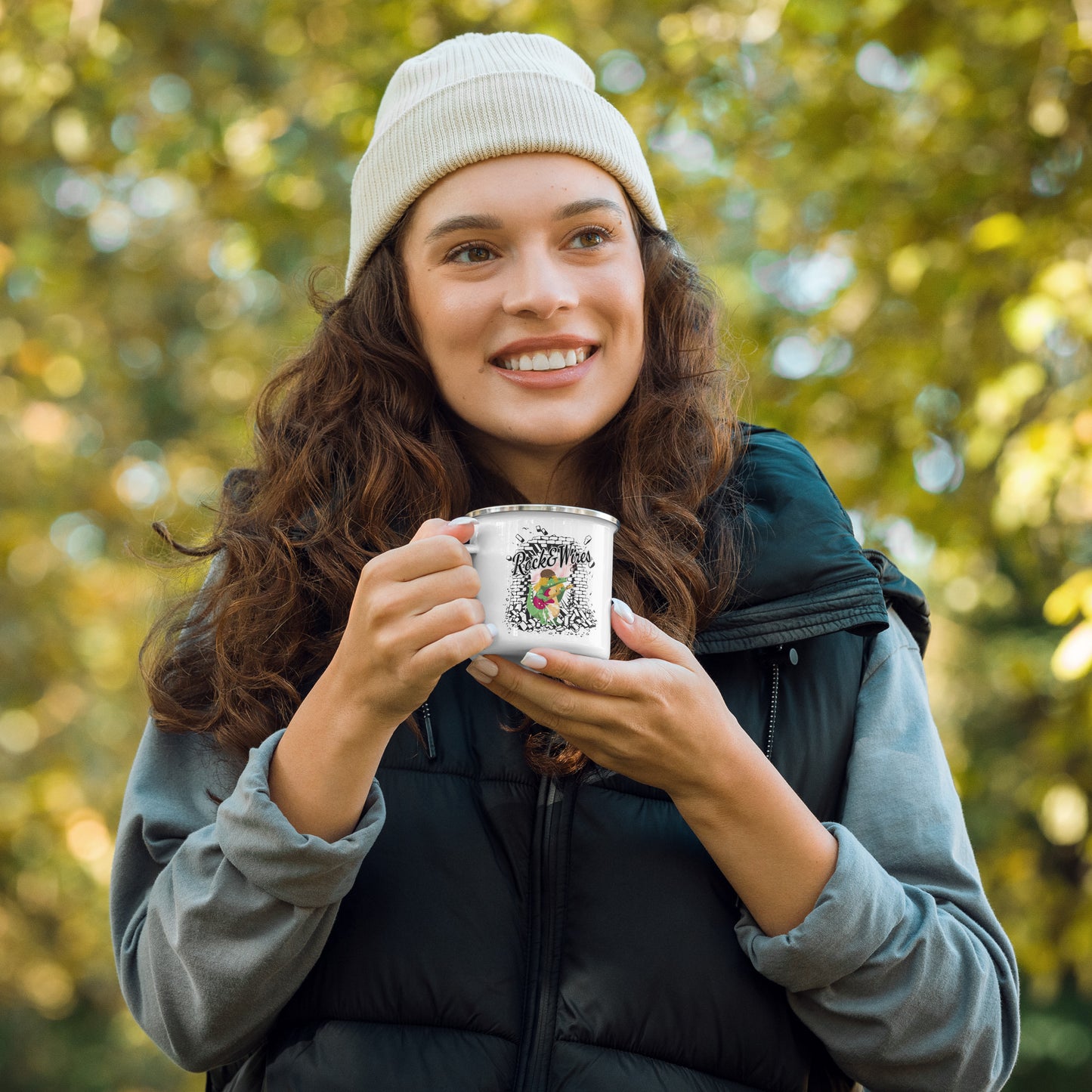 Rock&Wires - Enamel Mug