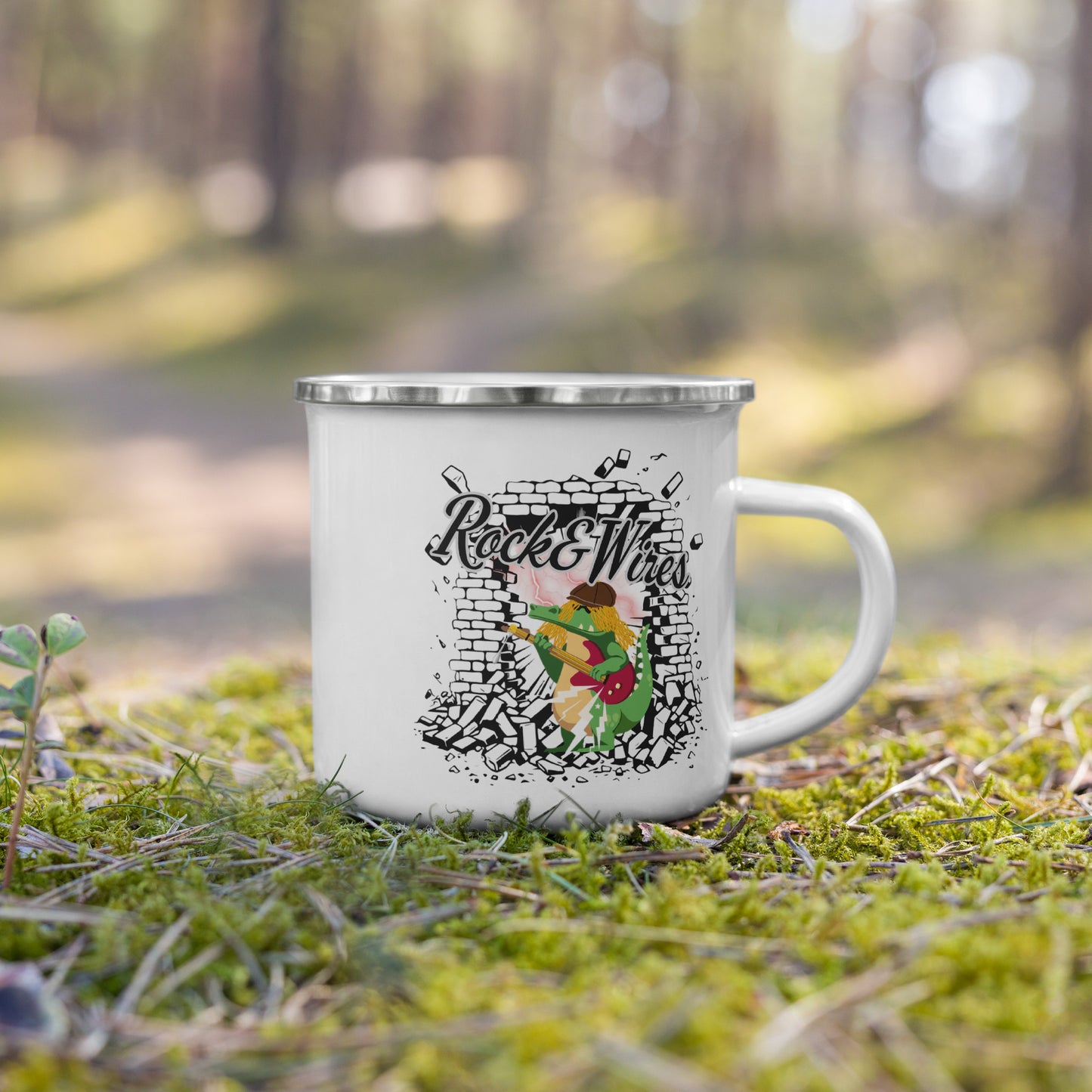 Rock&Wires - Enamel Mug