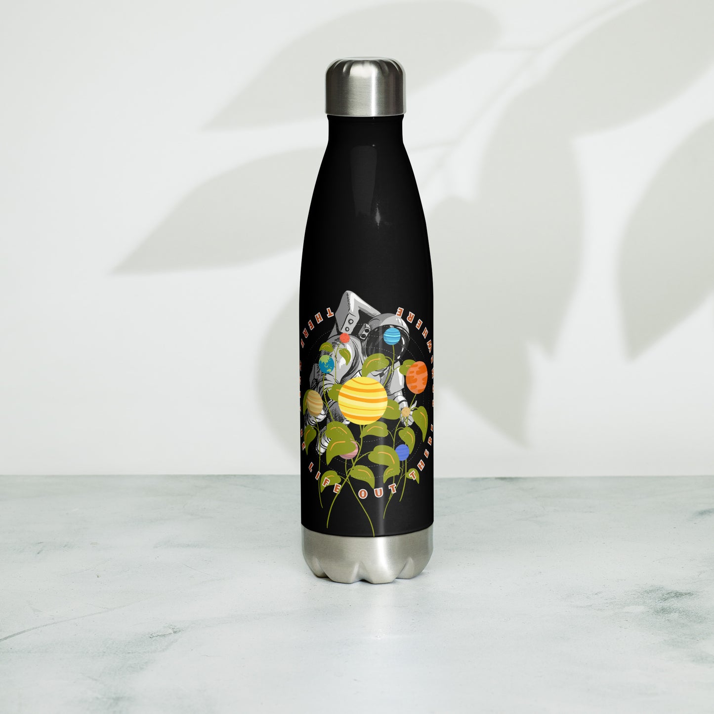 Searching for life in space - Stainless steel water bottle