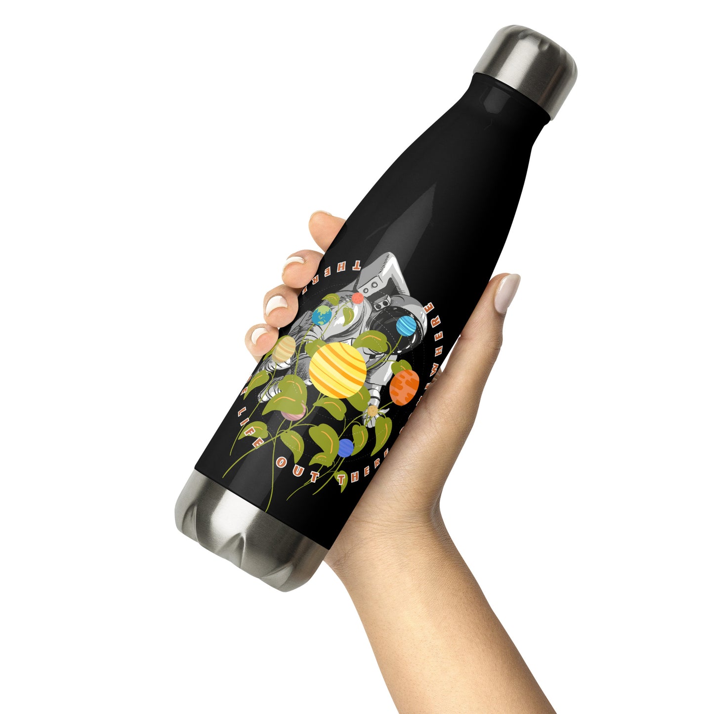 Searching for life in space - Stainless steel water bottle