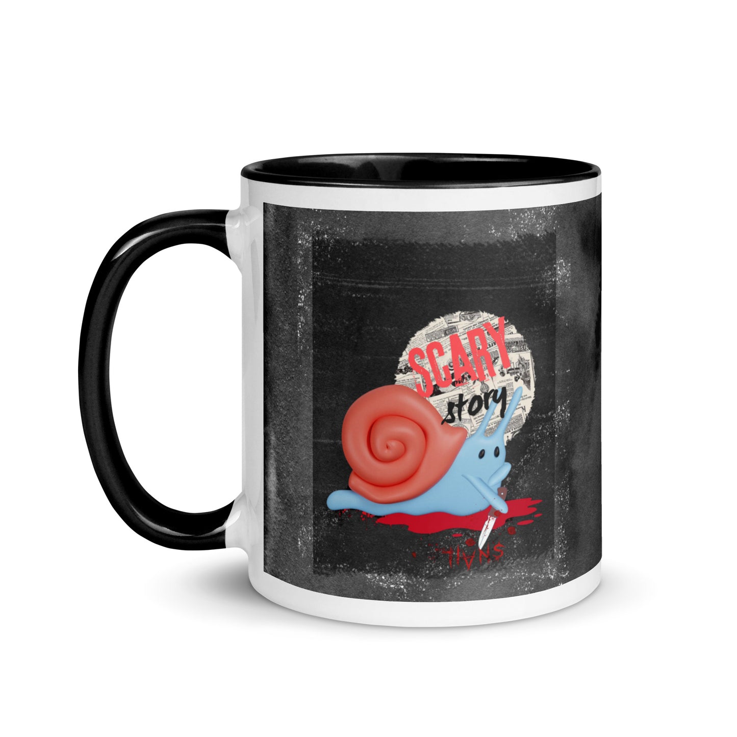 Scary story - Mug with Colour Inside