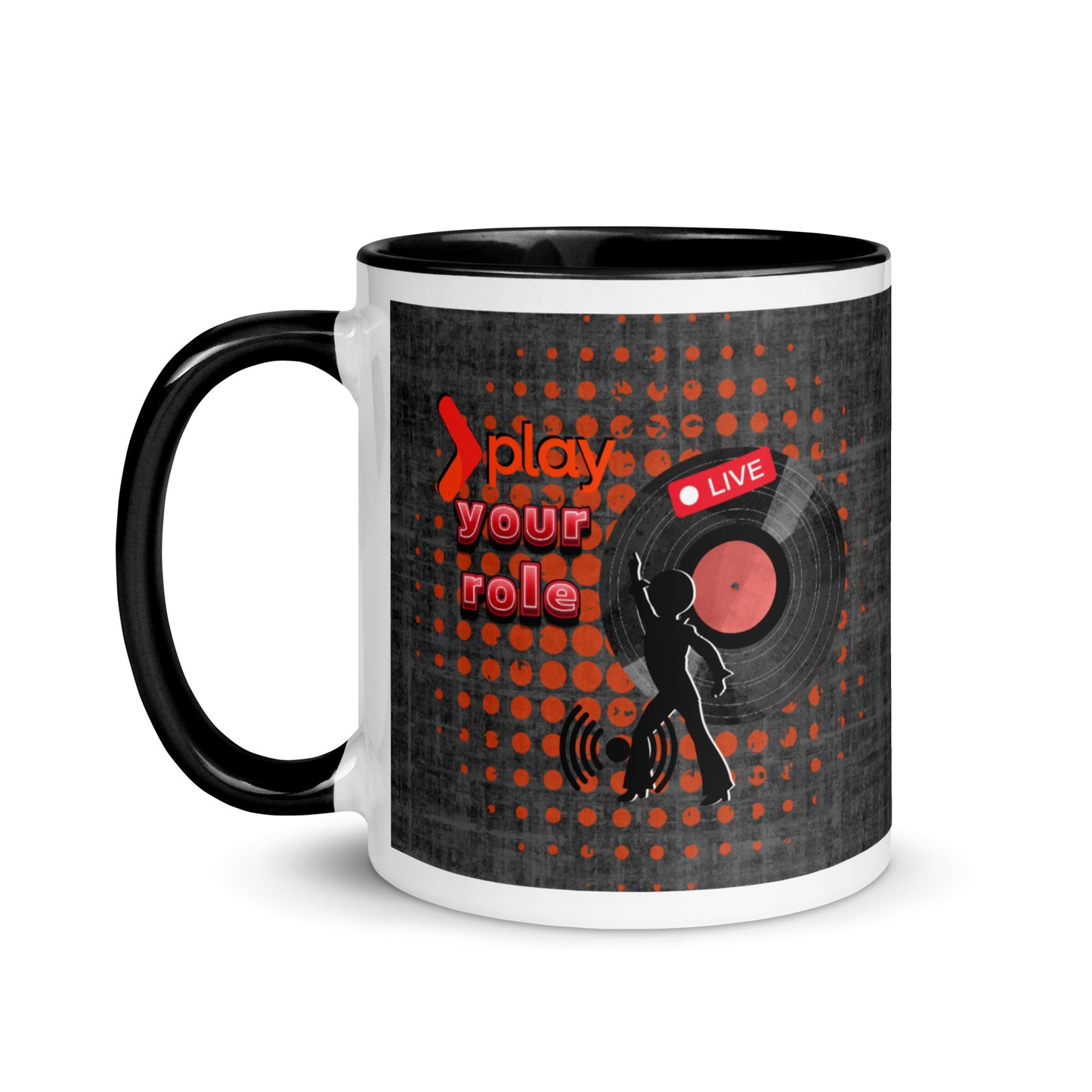 Play your role - Mug with Colour Inside