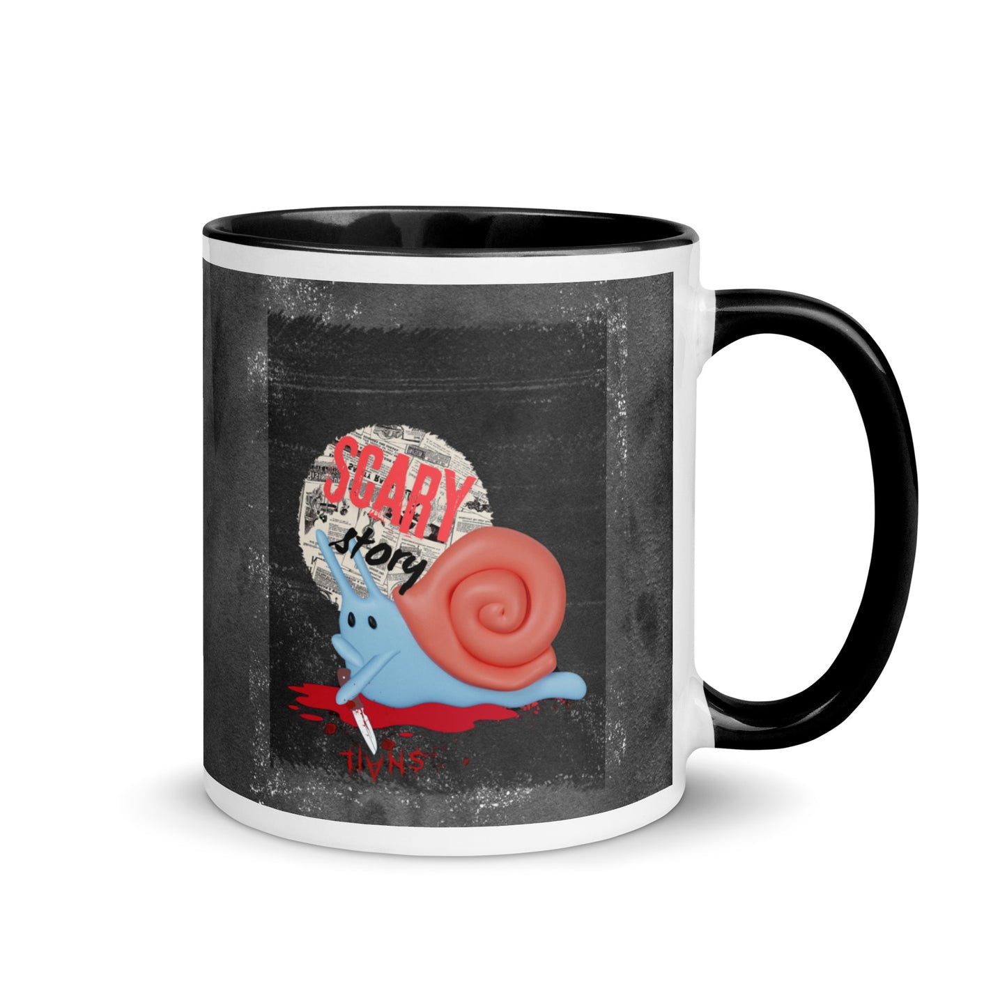 Scary story - Mug with Colour Inside