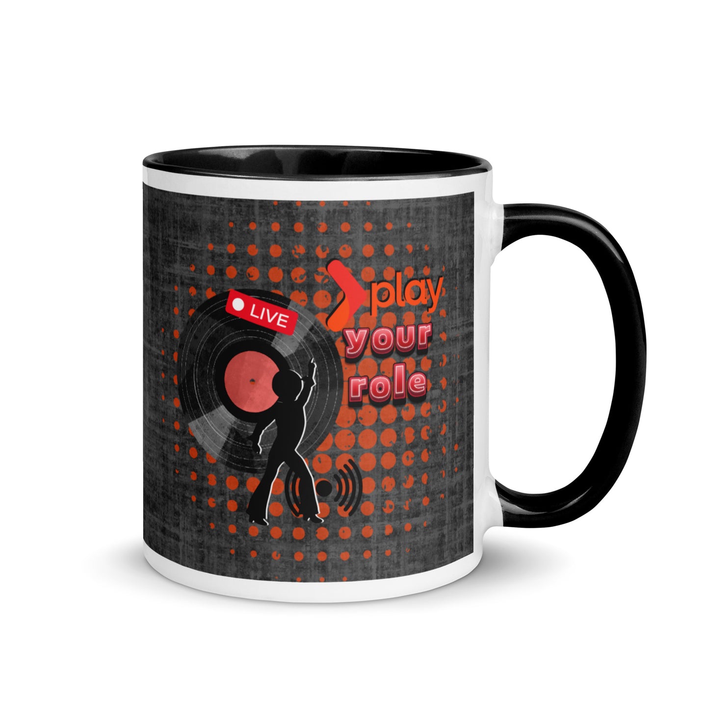 Play your role - Mug with Colour Inside