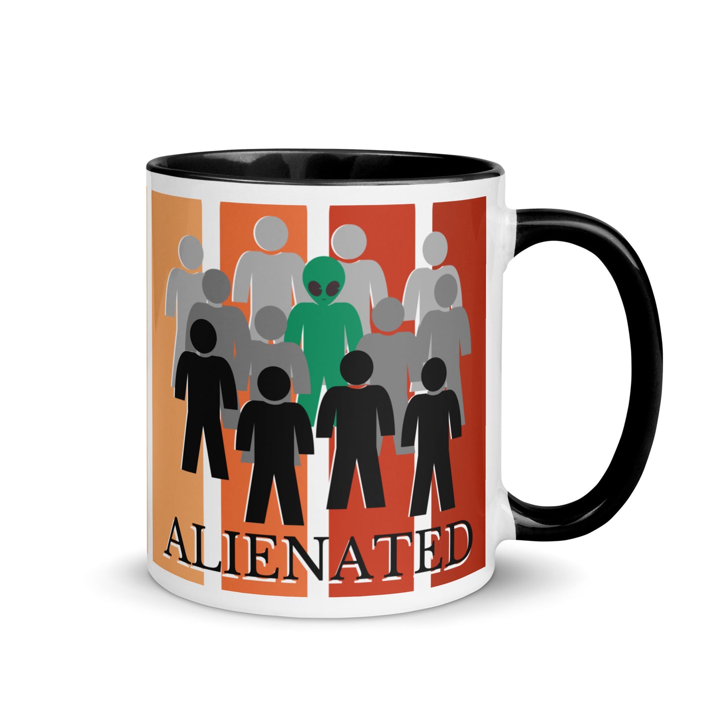 Alienated - Mug with Colour Inside