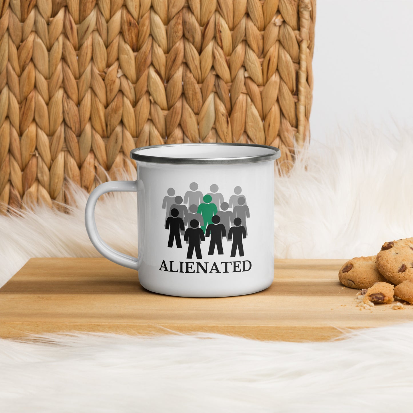 Alienated - Enamel Mug