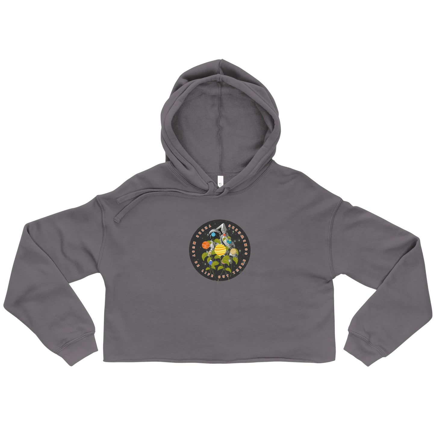 There must be life out there somewhere - Crop Hoodie